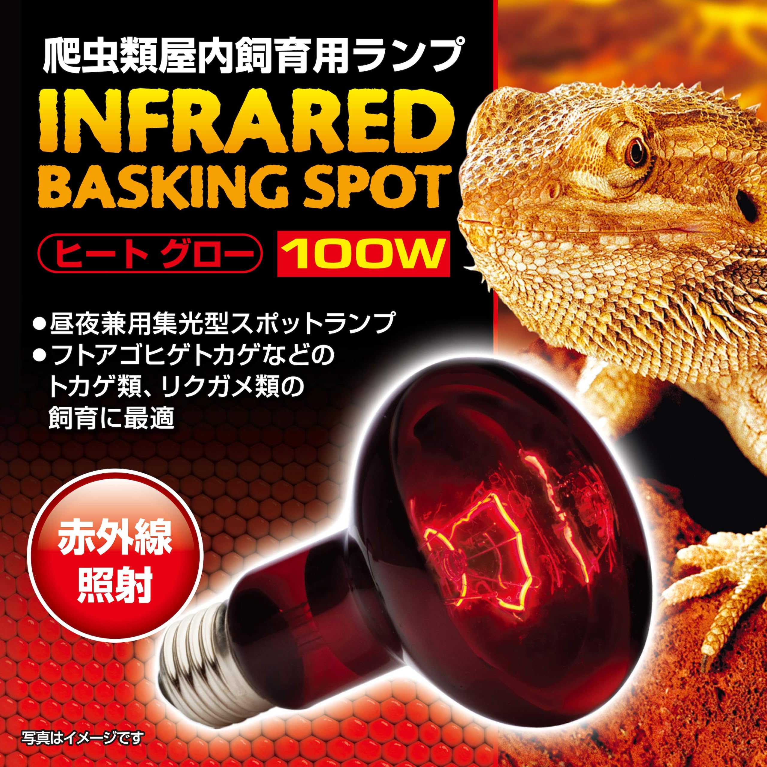 Amazon | ジェックス EXO TERRA (エキゾテラ) ヒートグロー 赤外線照射